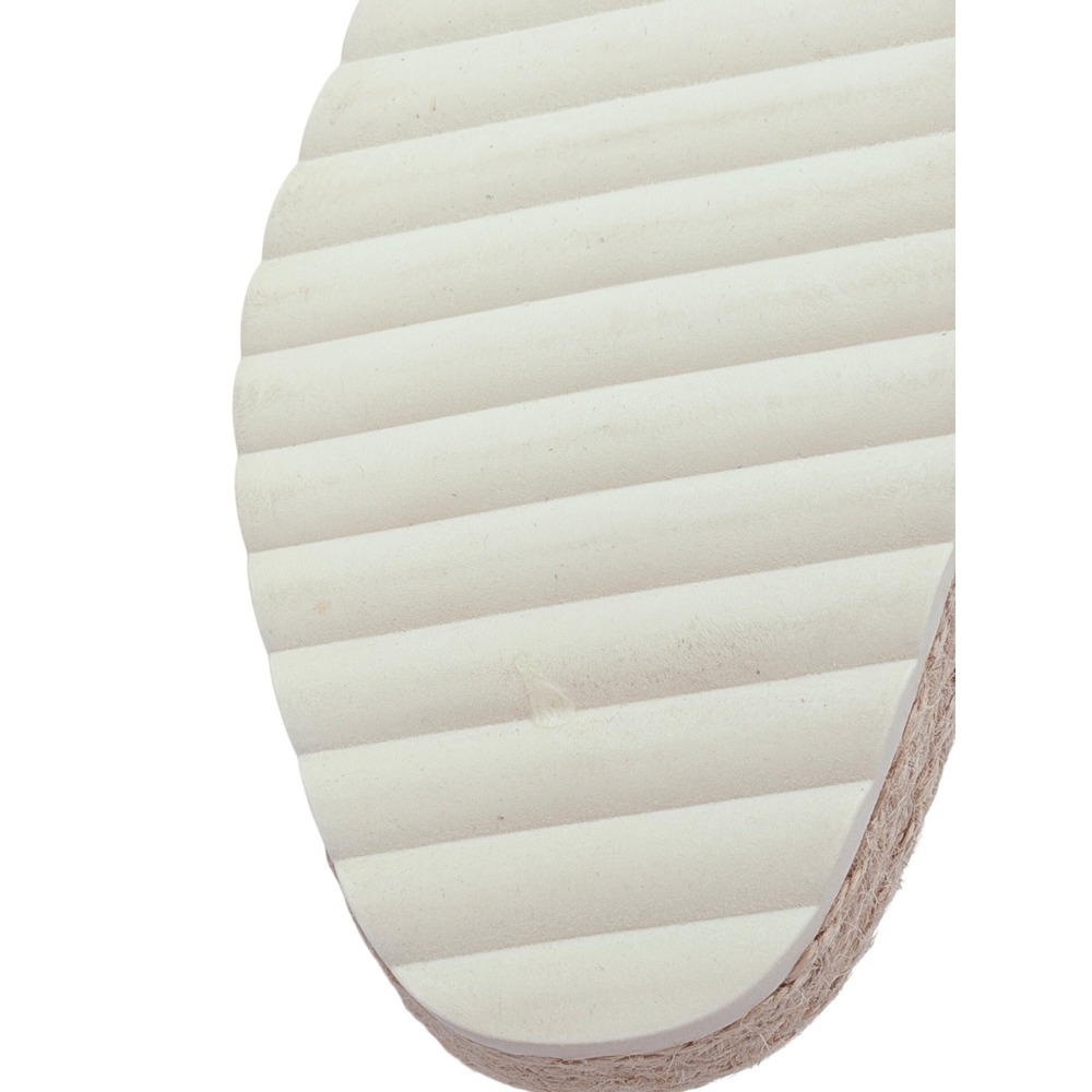 Dr. Scholl's Cream‎ Canvas Espadrille Spring Loafer Slip-on Women's 7.5 M Jute - Picture 9 of 14